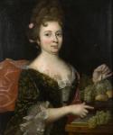 FRENCH SCHOOL,Portrait de dame près d'une corbeille de fruits,1700,Daguerre FR 2023-06-24
