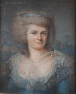 FRENCH SCHOOL,Portrait de femme,19th century,Ruellan FR 2019-05-04