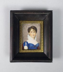 FRENCH SCHOOL,Portrait de femme,XIXe siècle,Saint Germain en Laye encheres-F. Laurent FR 2018-06-24