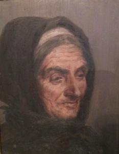 FRENCH SCHOOL,Portrait de femme âgée au fichu,19th century,Art Richelieu FR 2018-05-04