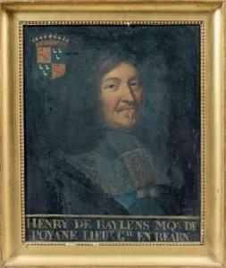 FRENCH SCHOOL,Portrait de Henry de Baylens, Marquis de Poyanne, ,De Maigret FR 2007-12-07