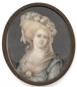 FRENCH SCHOOL,Portrait de la princesse de Lamballe,19th Century,Pierre Bergé & Associés 2017-12-08