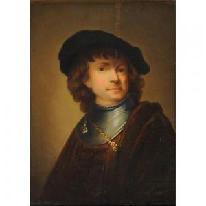 FRENCH SCHOOL,Portrait de Rembrandt,Herbette FR 2016-09-25