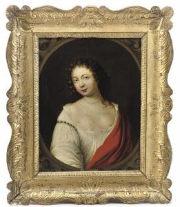 FRENCH SCHOOL,Portrait of a lady, bust length in a white dress w,Christie's GB 2008-05-14