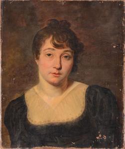 FRENCH SCHOOL,PORTRAIT OF A WOMAN,Stair Galleries US 2014-10-25