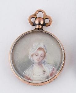 FRENCH SCHOOL,Portrait of a Young Lady,Simon Chorley Art & Antiques GB 2015-10-13
