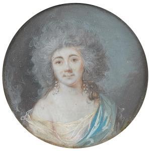 FRENCH SCHOOL,Portrait of Madame Nispreuve,1786,Tajan FR 2017-03-24