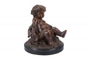 FRENCH SCHOOL,RECLINING CHERUB,Abell A.N. US 2017-10-15