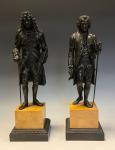 FRENCH SCHOOL,Rousseau and Voltaire,19th century,Bamfords Auctioneers and Valuers GB 2023-08-09