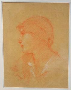 FRENCH SCHOOL,Tête de femme de profil. 1914,1914,Galerie Koller CH 2006-12-01