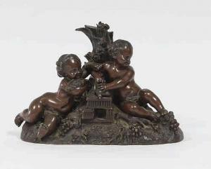 FRENCH SCHOOL,two putti with doves in a cage,Simon Chorley Art & Antiques GB 2015-05-19