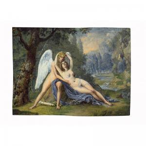 FRENCH SCHOOL,venus in the arms of cupid, in a wooded landscape,1800,Sotheby's GB 2006-01-25