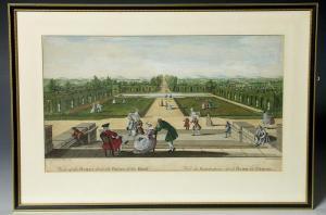 FRENCH SCHOOL,View of the Pertere from the Portico of the Hous,1739,Tring Market Auctions 2009-05-30