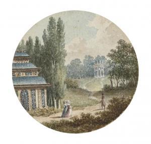 FRENCH SCHOOL,Vue de la Maison Chinoise dans le Désert de Retz,Christie's GB 2012-04-16