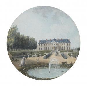 FRENCH SCHOOL,Vue du parc du château de Vaux le Vicomte,Christie's GB 2012-04-16