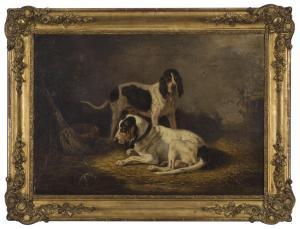 FRENCH SCHOOL (XIX),Two hounds,Christie's GB 2019-01-16