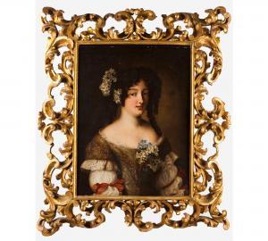 FRENCH SCHOOL (XVIII),Portrait of a lady,18th century,Veritas Leiloes PT 2020-12-09