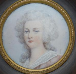 FRENCH SCHOOL (XX),Portrait présumé de la reine de Naples Marie-Caroline,Rossini FR 2018-03-20