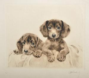 FRENCH SCHOOL,Young Puppies,John Nicholson GB 2017-02-01