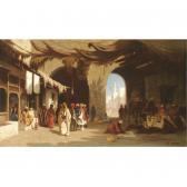 FRERE Ch. Theodore, Bey 1814-1888,A BAZAAR IN BEIRUT,Sotheby's GB 2009-04-24
