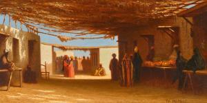 FRERE Ch. Theodore, Bey 1814-1888,A bazaar in Cairo,20th Century,Sotheby's GB 2024-04-10