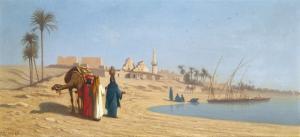 FRERE Ch. Theodore, Bey 1814-1888,FRENCH ON THE BANKS OF THE NILE,Sotheby's GB 2017-04-25