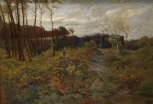 FRERE Samuel 1847-1931,Promeneuse en bordure de forêt,Rossini FR 2020-01-30