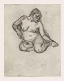FREUD Lucian 1922-2011,Girl holding her Foot,1986,Christie's GB 2019-03-21