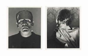 FREULICH roman,Boris Karloff as Frankenstein & Elsa Lanchester as,1938,Christie's 2015-11-17