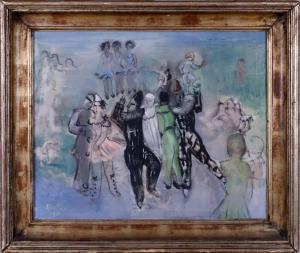 FREY Alice 1895-1981,Carnaval (daté 1932),1932,Galerie Moderne BE 2022-11-14