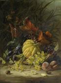 FREY Friederike 1863-1883,Still life with a Pumpkin and Fruit,Van Ham DE 2011-05-13