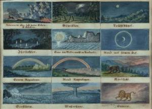 FREY Josef Gabriel,"12 Ansichten von atmosphärischen Phänomenen",1878,Palais Dorotheum AT 2011-11-22