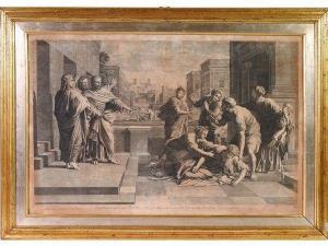 FREZZA Giovanni Girolamo 1659-1730,La morte di Saffira/Vendemmia,Maison Bibelot IT 2019-03-07