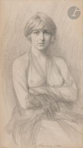 FRIANT Émile 1863-1932,Femme au turban,1920,Ader FR 2023-11-03