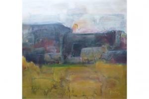 frias gato 1948,Landscape with sheep,1991,Tennant's GB 2015-06-27