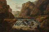 FRICH Joachim 1810-1858,A Mountain Waterfall,Sotheby's GB 2022-07-13