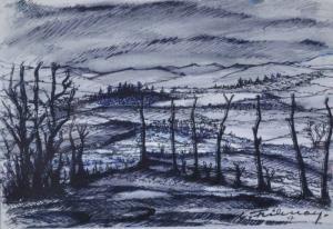 FRIDMAN Leonid,VUE SUR LES MONTS,1967,Chantilly Encheres FR 2013-01-17