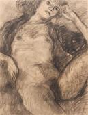 FRIEBERT Joseph 1908,Portrait of a Woman, Nude,1978,Hindman US 2014-03-21