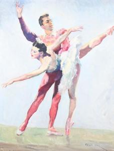 FRIED Pal 1893-1976,Two Ballerinas,Hindman US 2006-11-12