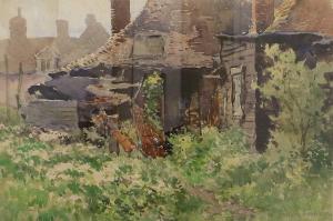 FRIEDENSON Arthur A 1872-1955,Study of a rural dwelling,Tennant's GB 2024-01-12