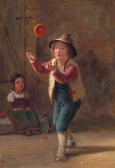 Friedlænder Julius,An Italian boy playing ball with an orange,1850,Bruun Rasmussen 2022-06-08