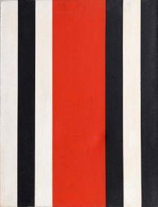 FRIEDMAN Warner 1935,Red Black and White Stripes,1965,Ro Gallery US 2020-11-19