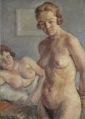 FRIEDMANN David 1893-1980,Deux nus,Ader FR 2014-05-14