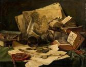 FRIEDRICH Caroline Therese 1828-1914,Still Life with Books,Palais Dorotheum AT 2018-05-26