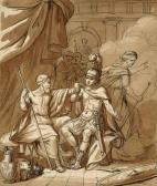 FRIEDRICH Jacob 1746-1813,Aigeus, Theseus und Medea,1769,Galerie Bassenge DE 2007-11-30
