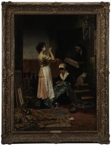 FRIEDRICHSEN Ernestine 1824-1892,The Seamtress,Brunk Auctions US 2013-09-21