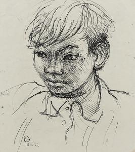 FRIEND DONALD STUART LESLIE 1915-1989,Portrait of a Boy,Shapiro AU 2019-05-28