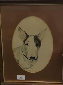 FRIEND Trudy,Portrait of a Dog,20th,Rowley Fine Art Auctioneers GB 2020-01-11