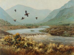 FRIERS Julian 1956,GROUSE IN THE MOURNES,Ross's Auctioneers and values IE 2024-01-24