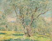 FRIESEKE Frederick Carl 1874-1939,Olive trees, View of Cagnes,Bonhams GB 2011-11-29
